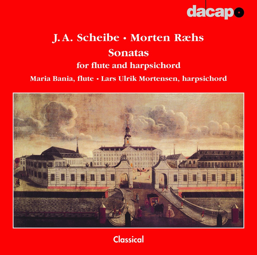 Обложка альбома «Scheibe & Raehs: Flute Sonatas» — Lars Ulrik Mortensen & Maria Bania
