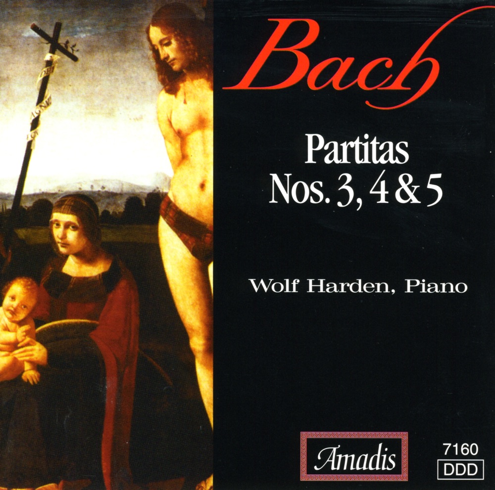Обложка альбома «Bach, J.S.: Keyboard Partitas Nos. 3-5» — Wolf Harden