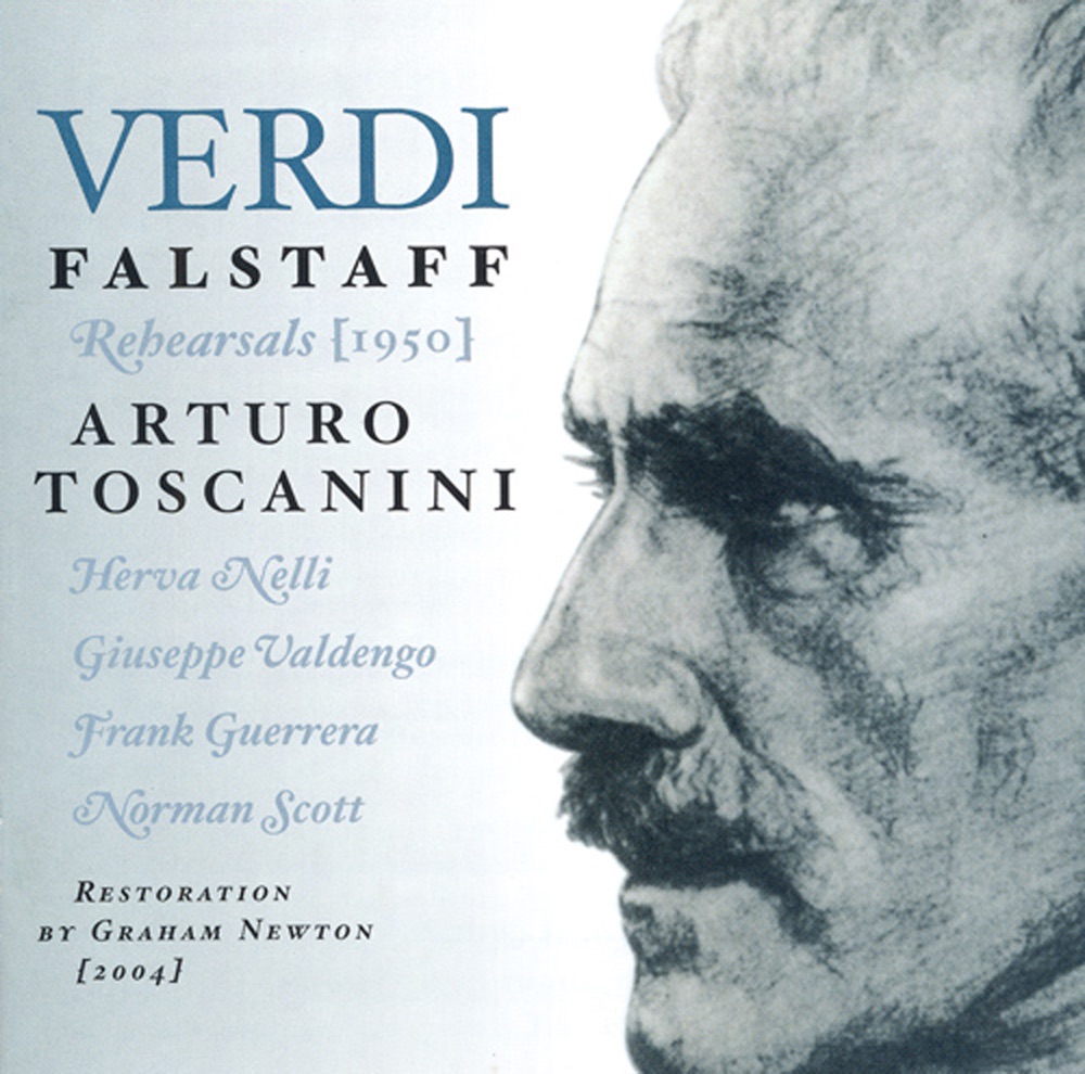 Обложка альбома «Verdi: Falstaff (Rehearsals)» — Giuseppe Valdengo, Nan Merriman, Frank Guarrera, Cloe Elmo, Arturo Toscanini, Studio Orchestra, Norman Scott, Teresa Stich-Randall & Herva Nelli