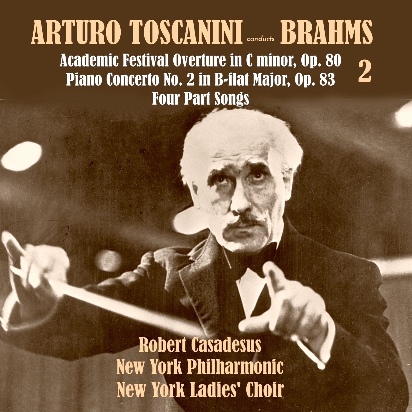 Arturo Toscanini conducts Brahms (Historical Classical Recordings 1935-1936), Vol.2