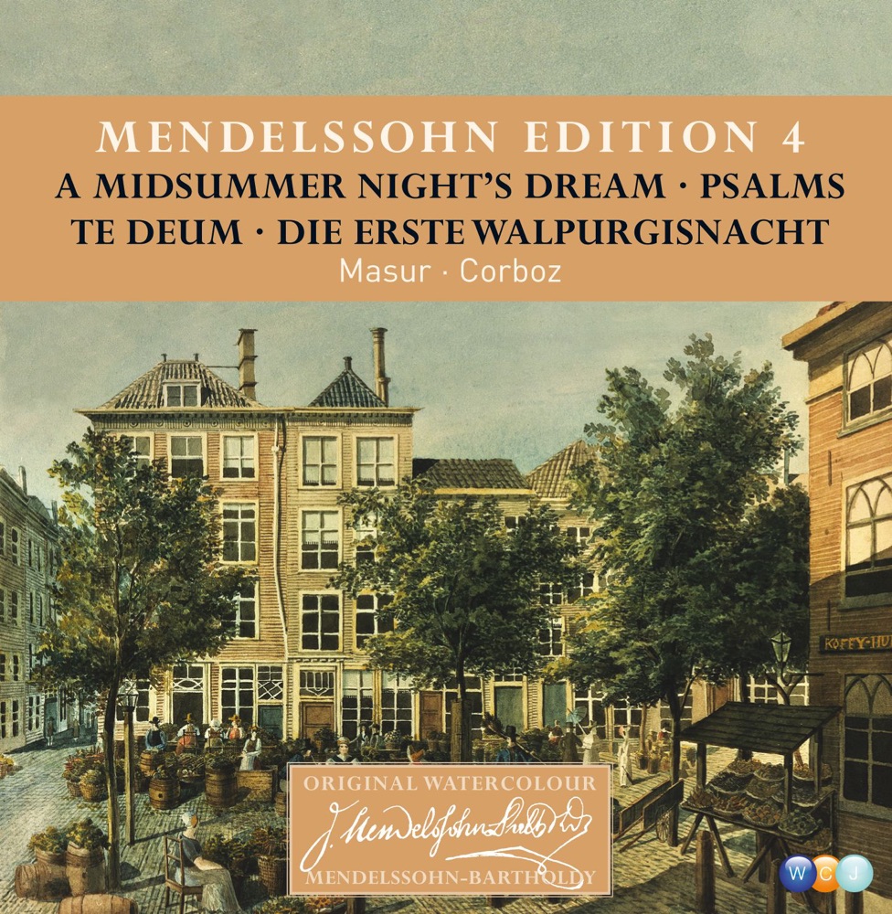 Обложка альбома «Mendelssohn Edition, Vol. 4: Choral Music» — Gewandhausorchester Leipzig, Gulbenkian Choir & Kurt Masur
