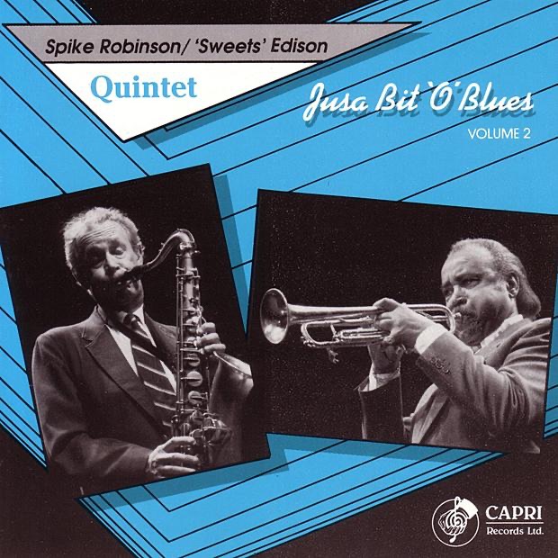 Обложка альбома «Jusa Bit 'O' Blues, Vol. 2» — Spike Robinson & Harry "Sweets" Edison Quintet