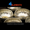 Tibetan Singing Bowls ( Gold Edition ) For Relaxing and Meditation - 4 Elements