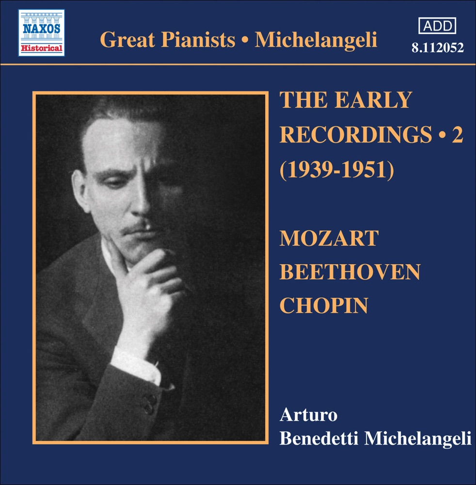 Обложка альбома «Michelangeli, Arturo Benedetti: Early Recordings, Vol. 2 (1939-1951)» — Arturo Benedetti Michelangeli, Milan Pomeriggi Musicali Symphony Orchestra & Ettore Gracis