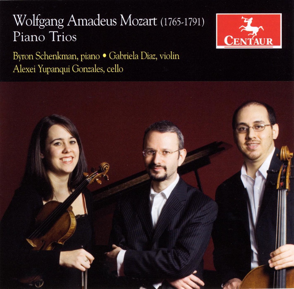 Обложка альбома «Mozart: Piano Trios» — Byron Schenkman, Alexei Gonzales & Gabriela Diaz