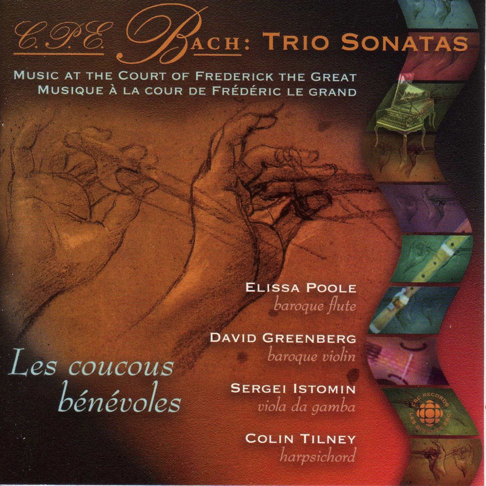 Обложка альбома «Bach, C.P.E.: Trio Sonatas» — Sergei Istomin, David Greenberg, Colin Tilney & Elissa Poole