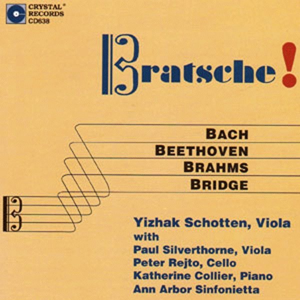 Обложка альбома «Bratsche!» — Yizhak Schotten & Katherine Collier