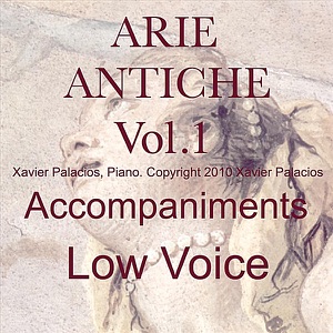 15 Arie Antiche (Parisotti Edition), Vol. 1 Accompaniments for Low Voice with transpositions