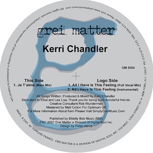 All I Have Is This Feeling & Je T'aime (Vinyl)