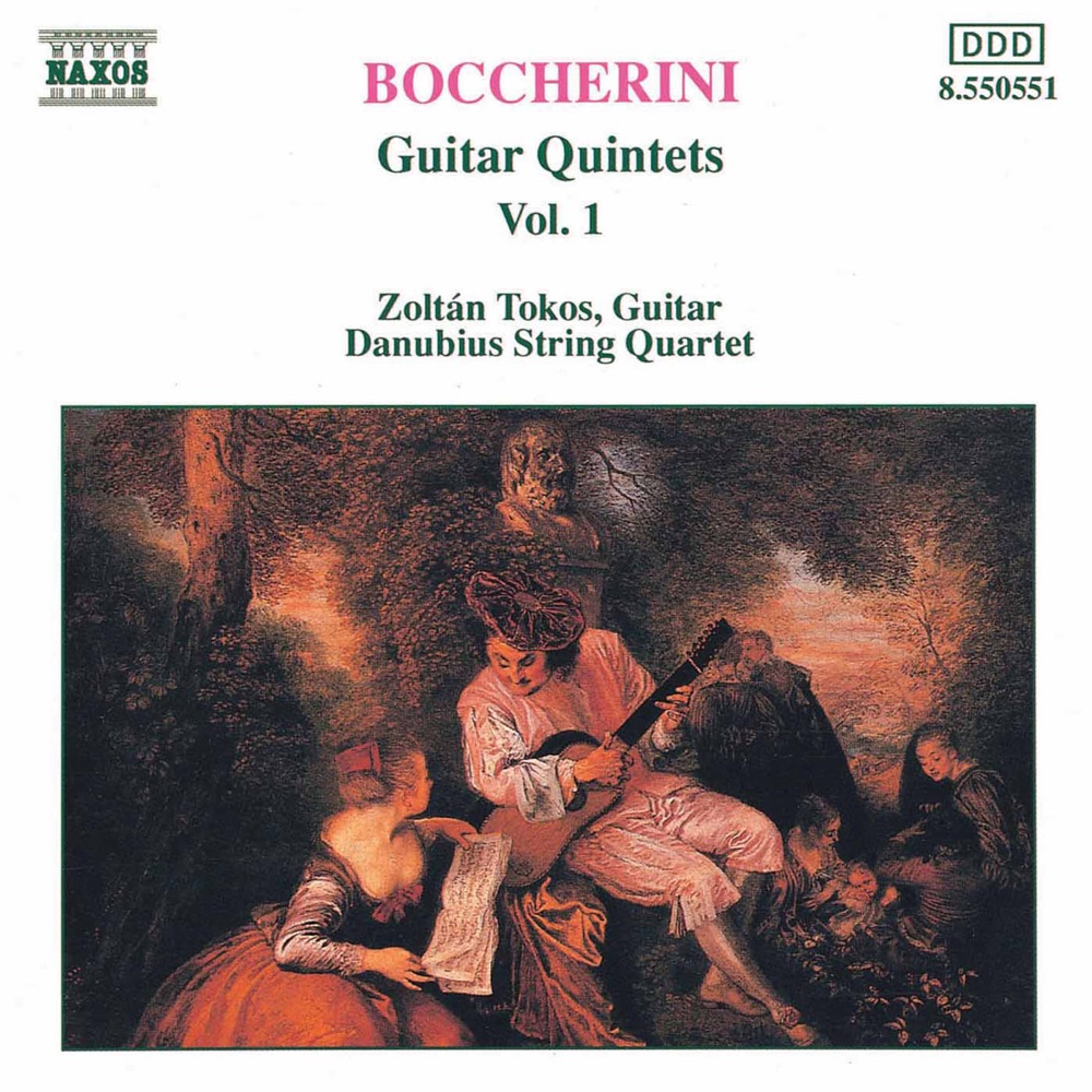 Обложка альбома «Boccherini: Guitar Quintets, Vol. 1» — Zoltan Tokos