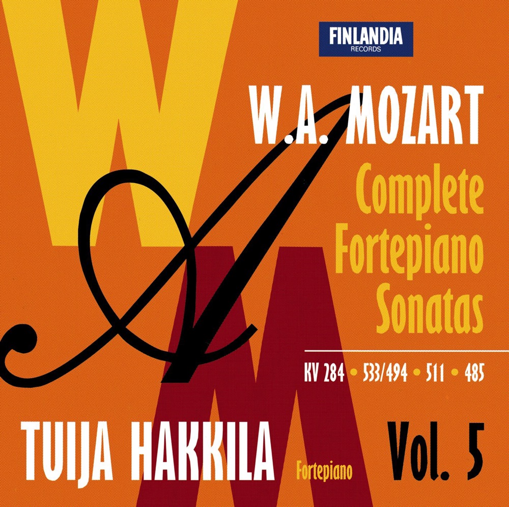 Обложка альбома «W.A. Mozart: Complete Fortepiano Sonatas, Vol. 5» — Tuija Hakkila