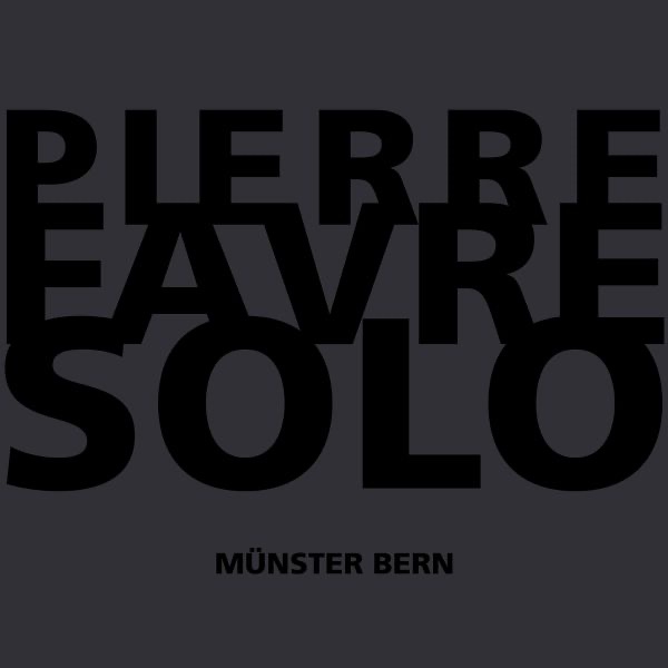 Обложка альбома «Pierre Favre Solo» — Pierre Favre