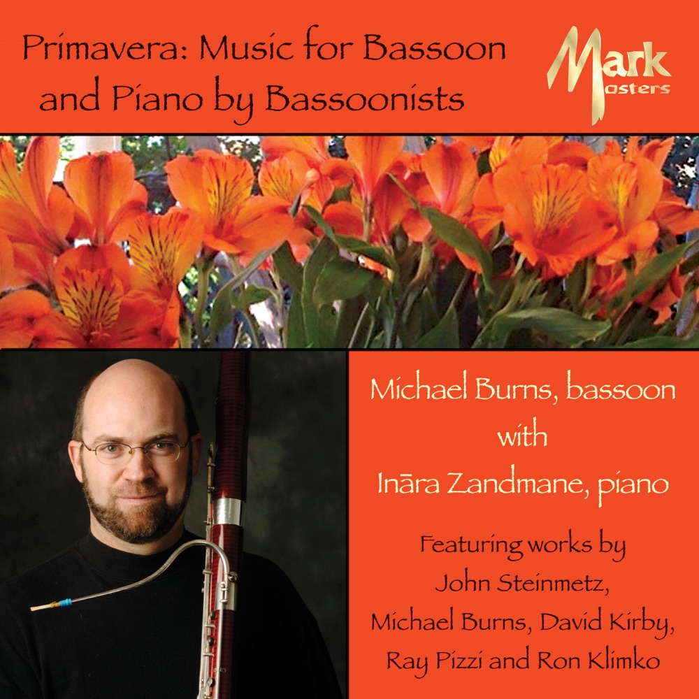Обложка альбома «Primavera: Music for Bassoon and Piano by Bassoonists» — Michael Burns & Inara Zandmane