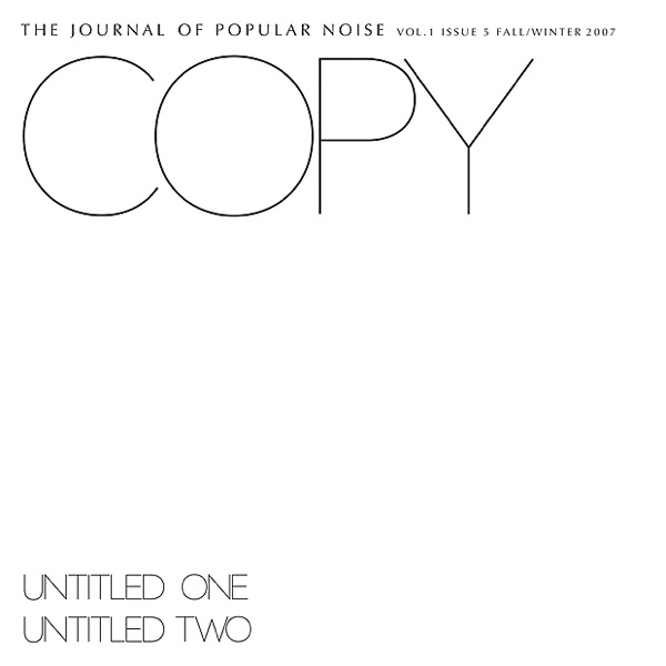 Journal of Popular Noise, Issue 5 - Single
