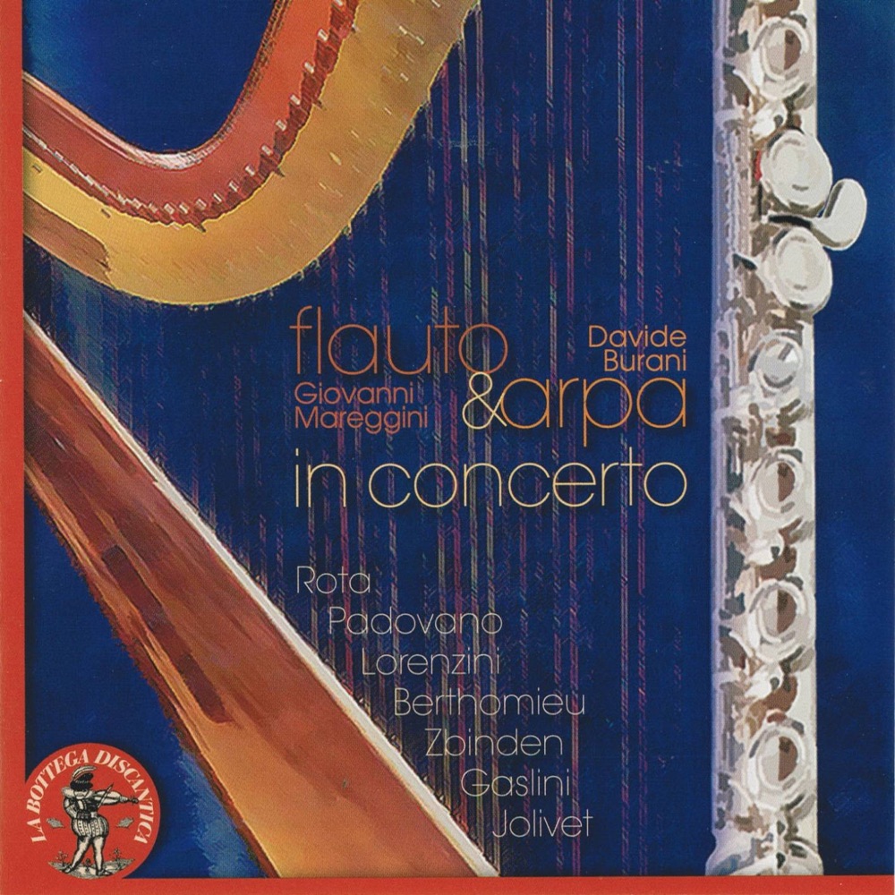 Обложка альбома «Flauto e arpa in concerto» — Giovanni Mareggini, Davide Burani & Matteo Malagoli