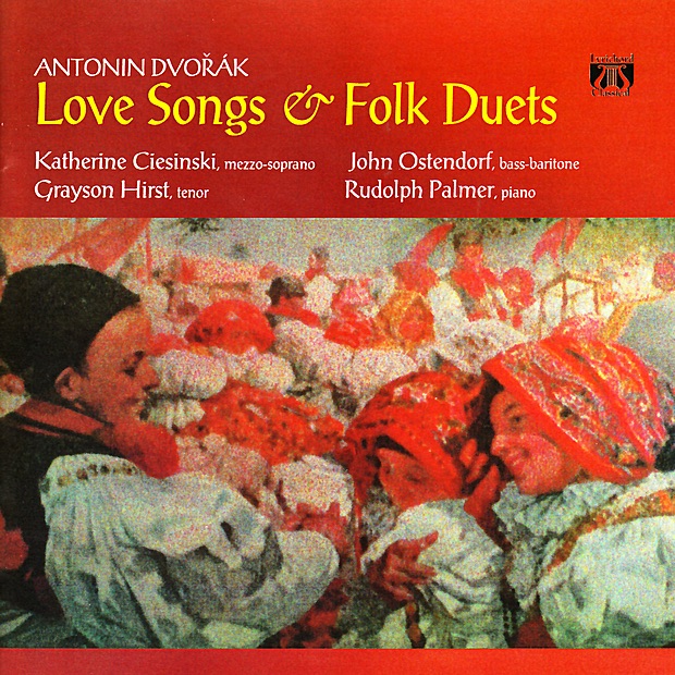 Обложка альбома «Antonin Dvorak - Love Songs & Folk Duets» — Katherine Ciesinski, Grayson Hirst, John Ostendorf & Rudolph Palmer
