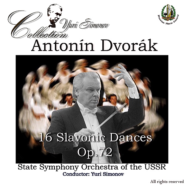 Обложка альбома «Dvorak: 16 Slavonic Dances» — State Symphony Orchestra of the USSR & Yuri Simonov