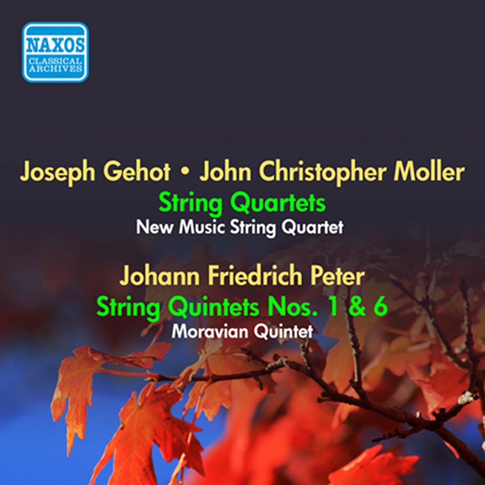 Обложка альбома «Gehot, Moller & Peter: Chamber Music» — New Music String Quartet & Moravian Quintet