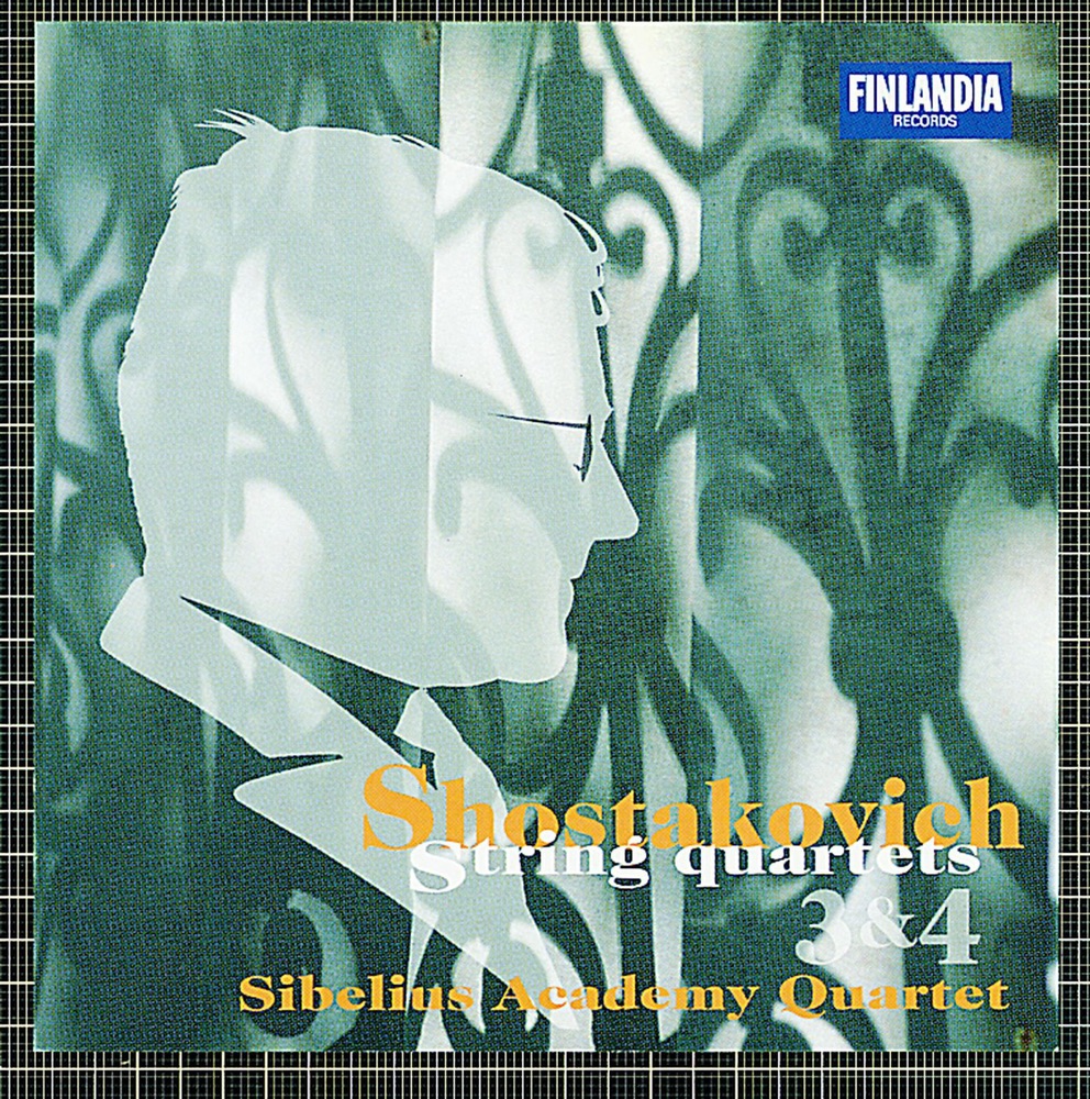 Обложка альбома «Shostakovich: String Quartets Nos. 3 & 4» — Sibelius Academy String Quartet