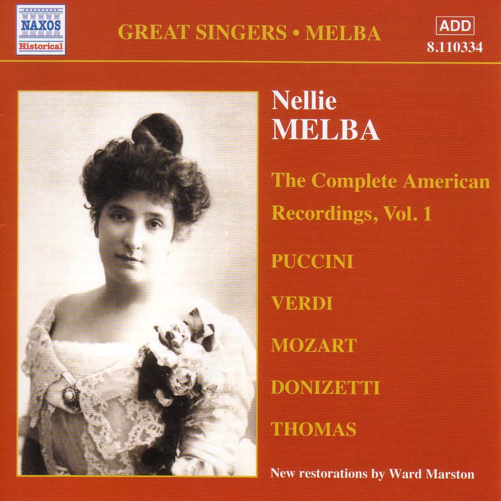 Обложка альбома «Great Singers: Nellie Melba (1907)» — Nellie Melba