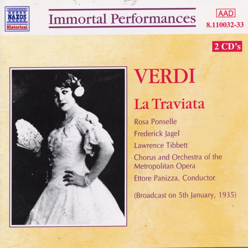 Обложка альбома «Verdi: La Traviata» — Frederic Jagel, The Metropolitan Opera Chorus & The Metropolitan Opera Orchestra