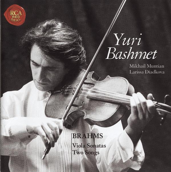 Обложка альбома «Brahms: Sonatas for Viola & Piano, Op. 120 - Two Songs, Op. 91» — Yuri Bashmet, Mikhail Muntian & Larissa Diadkova