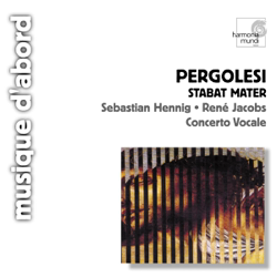 Pergolesi: Stabat Mater - Concerto Vocale, René Jacobs &amp; Sebastian Hennig Cover Art