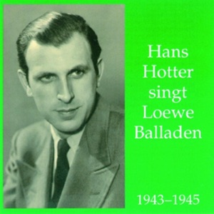 Hans Hotter Singt Loewe Balladen
