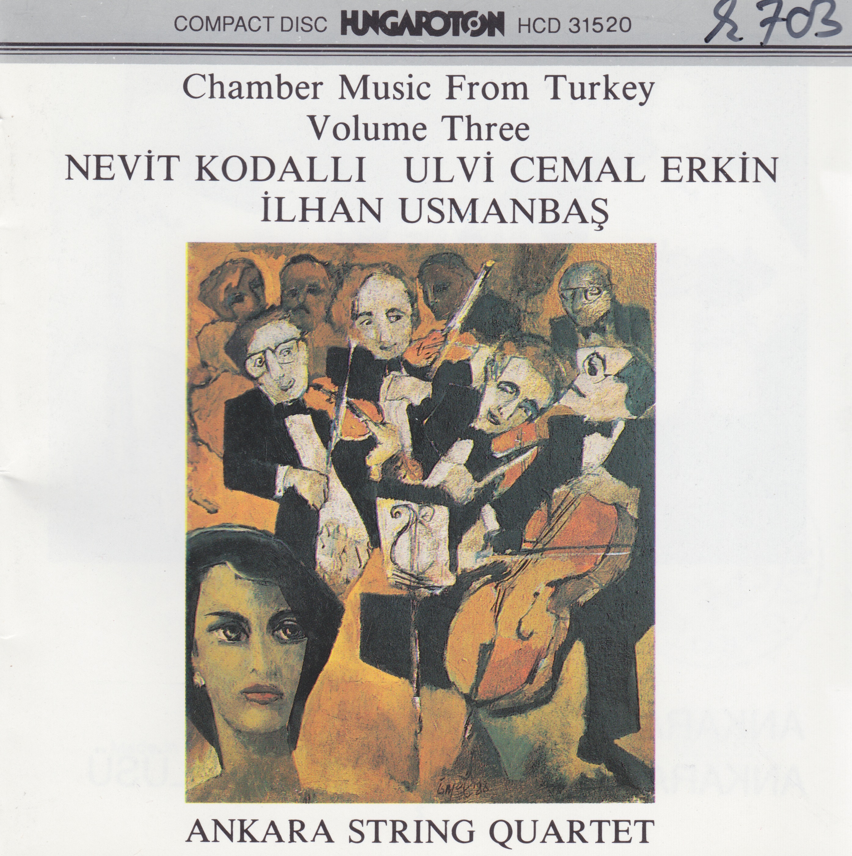 String Quartet: I. Allegro ma non troppo by Ankara Quartet from Chamber Music From Turkey, Vol. 3