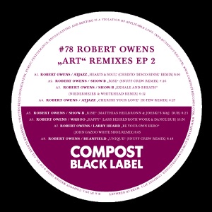 Black Label #78 ( "Art" Remix EP 2 - remixes by Christo, Snuff Crew, Niedermeier & Whitehead, Si-Tew, Matthias Heilbronn & Joeski and John Gazoo)