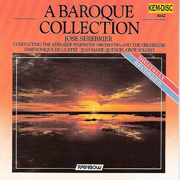 Обложка альбома «José Serebrier: A Baroque Collection» — José Serebrier & The Adelaide Symphony