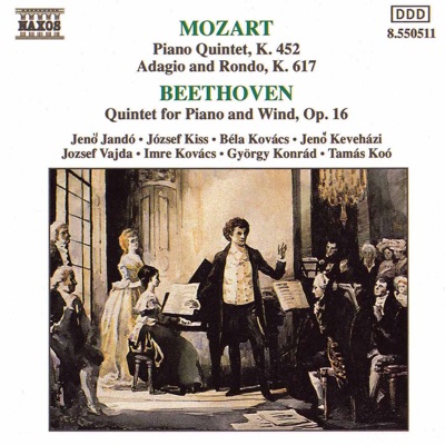 Mozart: Piano Quintet in E Flat Major - Beethoven: Piano Quintet in E Flat Major