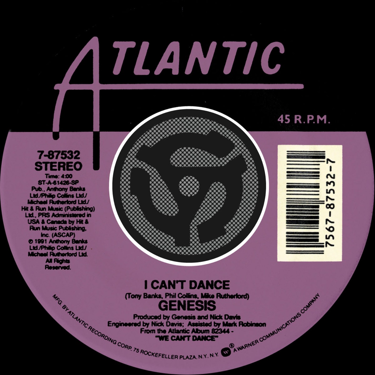 I Can't Dance / On the Shoreline cover art