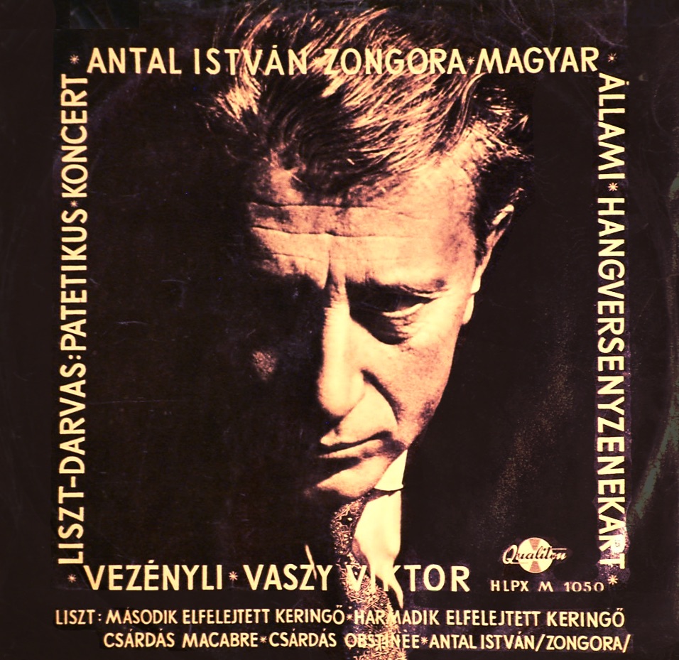 Обложка альбома «Patetikus Koncert» — István ANTAL, Magyar Állami Hanversenyzenekar & Vaszy Viktor