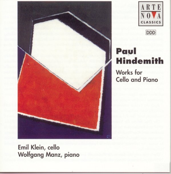 Обложка альбома «Hindemith: Sonatas Works for Cello and Piano» — Emil Klein & Wolfgang Manz