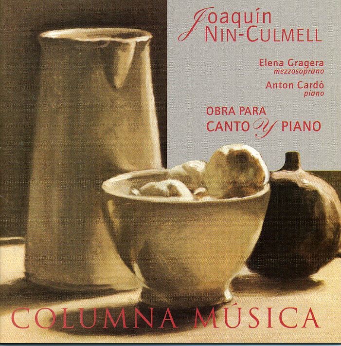 Обложка альбома «Nin-Culmell: Obra Para Canto y Piano» — Elena Gragera