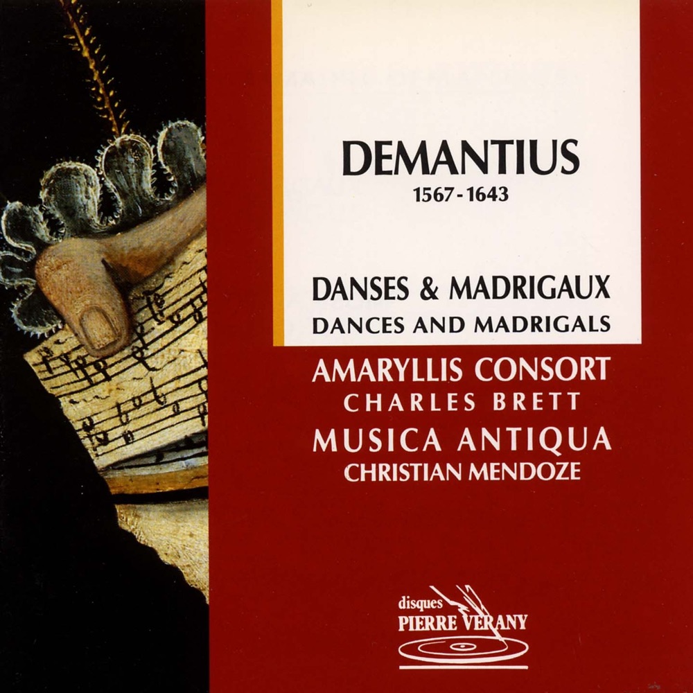 Обложка альбома «Demantius : Danses & madrigaux» — Orchestre Antiqua Musica, Amaryllis Consort, Charles Brett, Christian Mendoze, Caterine Lyon, Juliet Schiemann, Ian Thompson & Simon Birchall