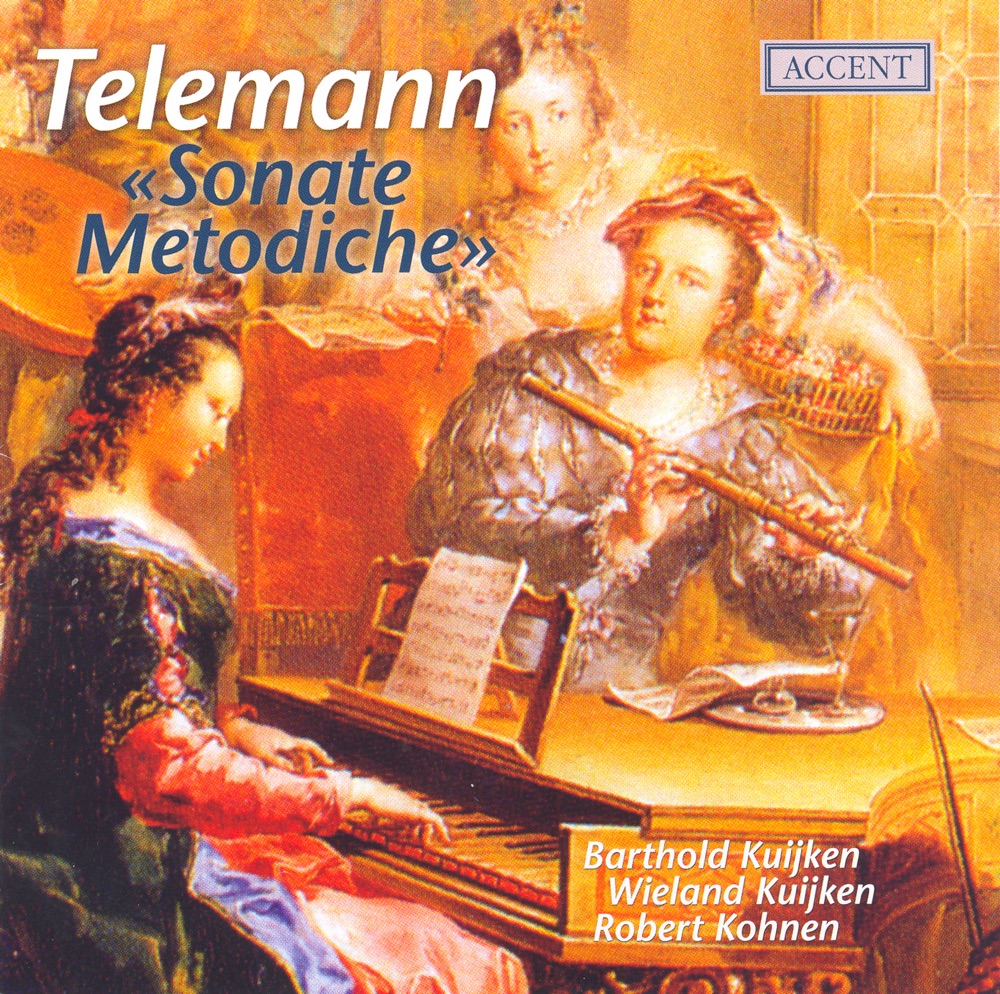 Обложка альбома «Telemann: Sonate Metodiche» — Wieland Kuijken, Barthold Kuijken & Robert Kohnen