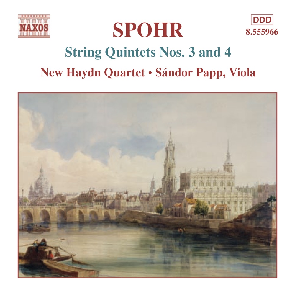 Обложка альбома «Spohr: String Quintets Nos. 3 and 4» — Sandor Papp & New Haydn Quartet