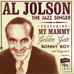 The Jazz Singer - Al Jolson Cover Art