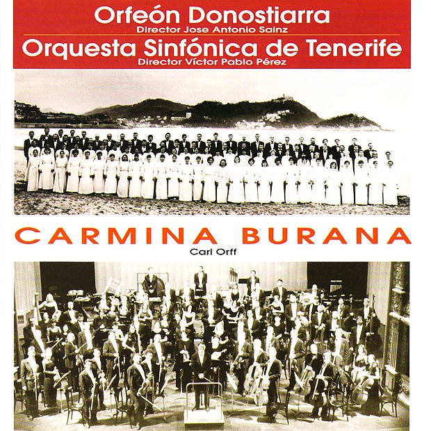 Обложка альбома «Orff: Carmina Burana» — Orfeón Donostiarra & Orquesta Sinfónica de Tenerife