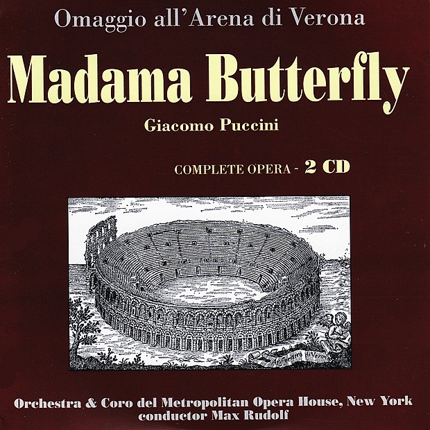 Обложка альбома «Puccini: Madama Butterfly» — Eleanor Staber, Giuseppe Valdengo, Jean Madeira, Max Rudolf, Richard Tucker, The Metropolitan Opera & Thelma Votipka
