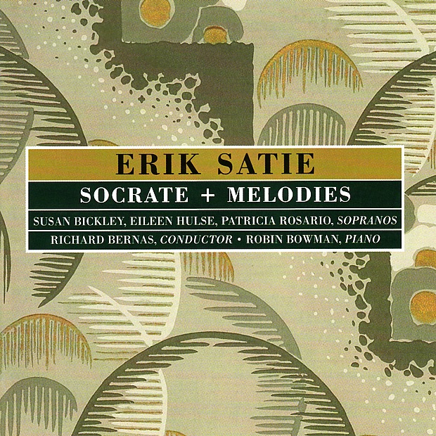 Обложка альбома «Satie: Socrate + Melodies» — Eileen Hulse, Music Projects London, Patricia Rozario, Richard Bernas, Robin Bowman & Susan Bickley