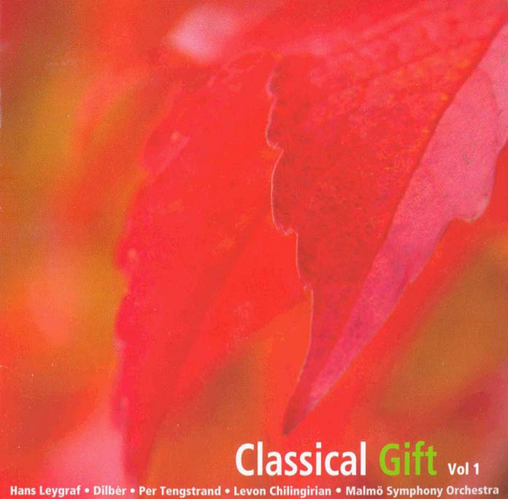 Обложка альбома «Classical Gift, Vol. 1» — Eivind Aadland, Malmö Symphony Orchestra, Helge Antoni, Kerstin Frodin, Urban Westerlund, Per Ivarsson, Per Tengstrand, Levon Chilingirian, Camerata Romana, Dilber, Malmö Opera Orchestra, Muhai Tang, Gunnar Spjuth, Marten Falk, Hans Leygraf & Shuya Okatsu