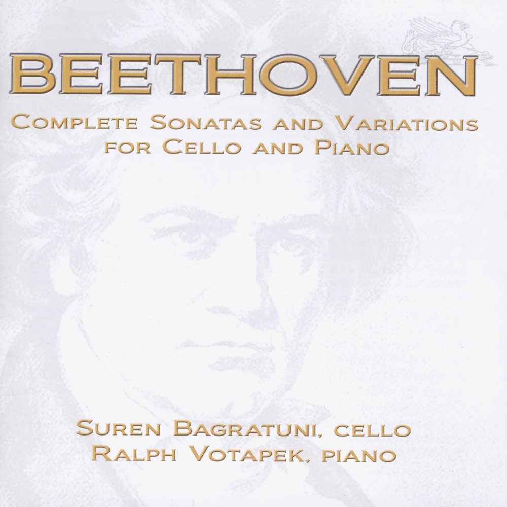Обложка альбома «Beethoven: Complete Sonatas and Variations for Cello and Piano» — Ralph Votapek & Suren Bagratuni