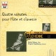 Devienne Quatre sonates pour flûte et clavecin