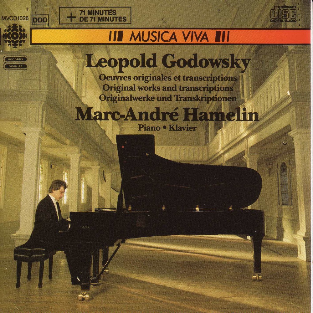Обложка альбома «Godowsky: Original Works and Transcriptions» — Marc-André Hamelin