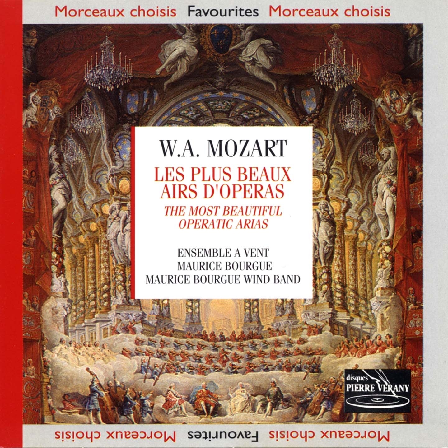 Mozart : Les plus beaux airs d'opéra by Ensemble à Vent Maurice Bourgue album cover