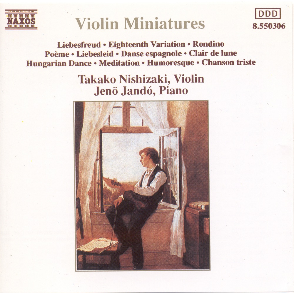 Обложка альбома «Violin Miniatures» — Jenő Jandó & Takako Nishizaki