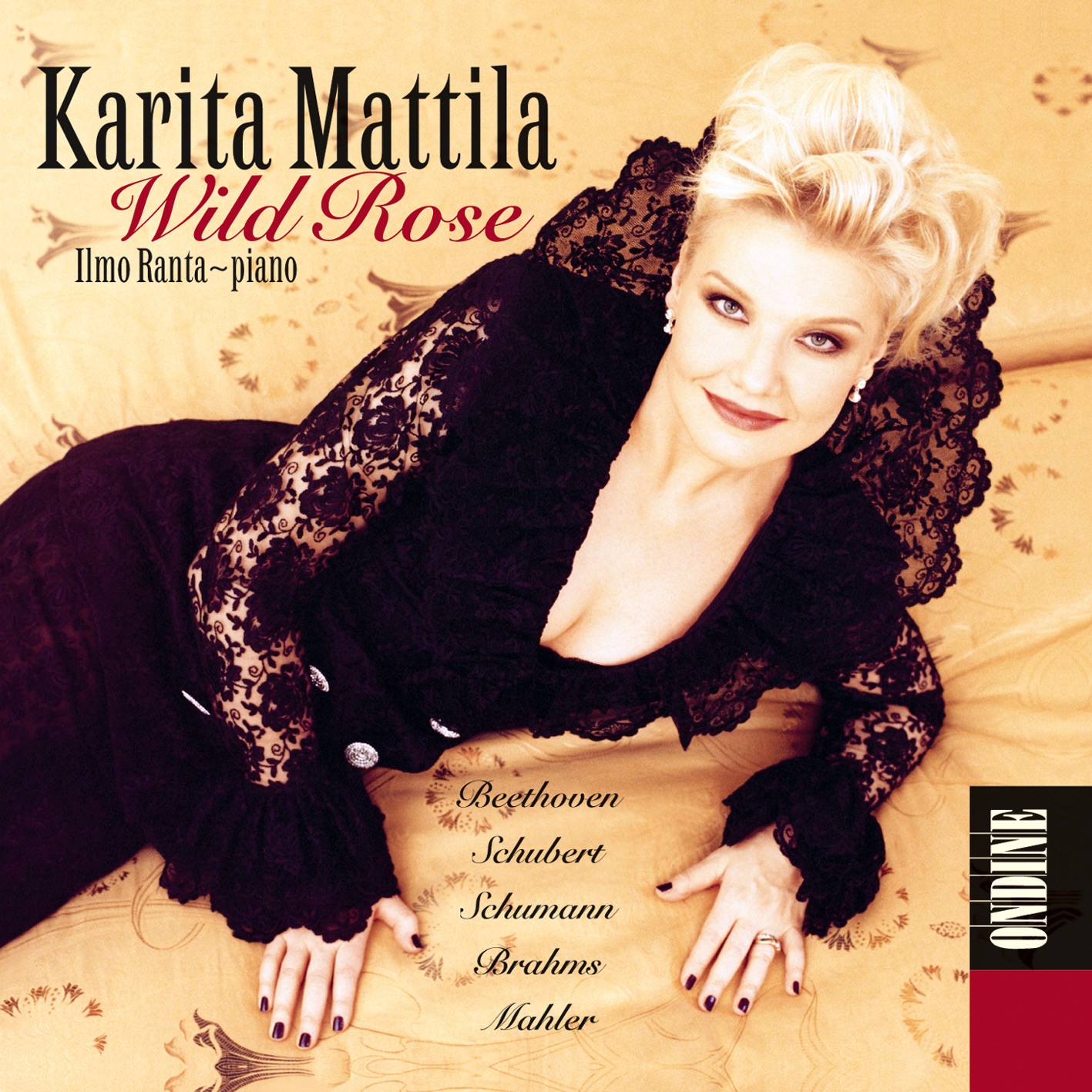 Wild Rose - Beethoven, Schubert, Schumann, Brahms & Mahler by Karita Mattila & Ilmo Ranta album cover